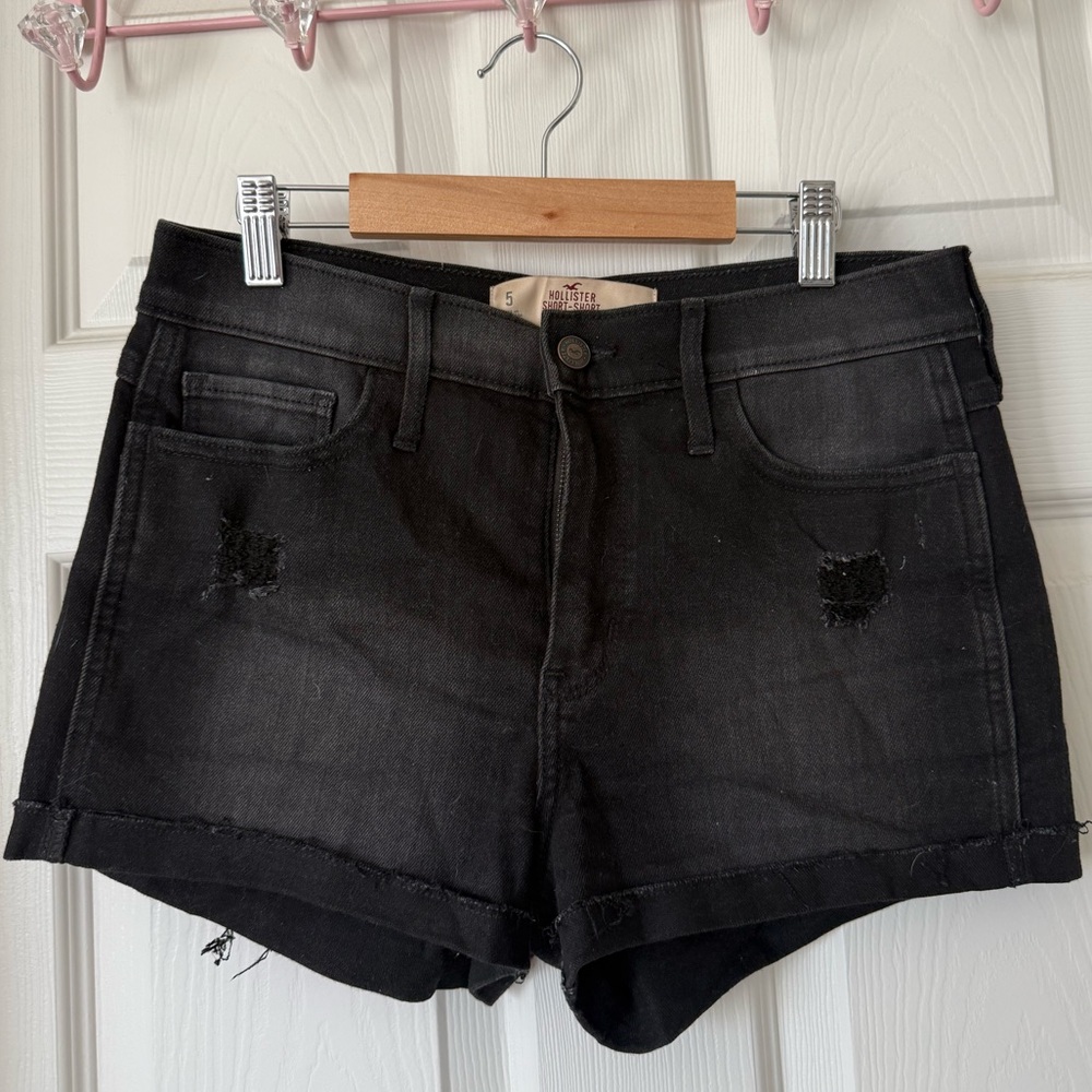Hollister Black Jean Shorts for Women